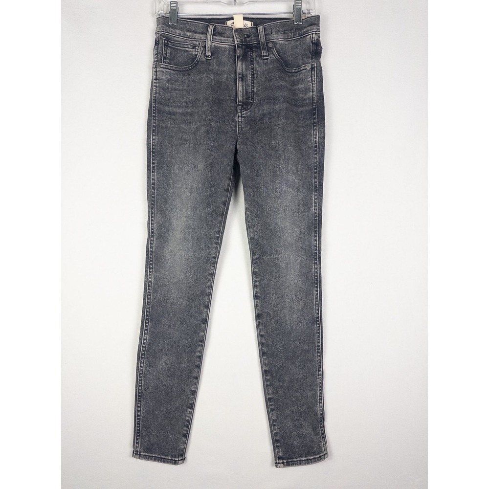 NWT Madewell High Rise Skinny Jeans Womens 27 Dark Wash Denim Faded Casual